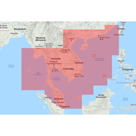 Navionics+ Regular NAAE020R Mer de Chine méridionale et mer d'Andaman - new chart