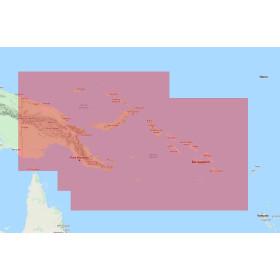 Navionics+ Regular NAAE025R Papouasie Nouvelle-Guinée et îles Salomon - carte neuve