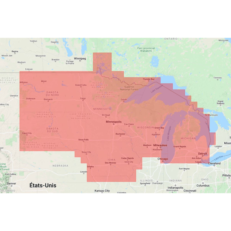 Navionics+ Regular NAUS005R United States North and Great Lakes - new chart