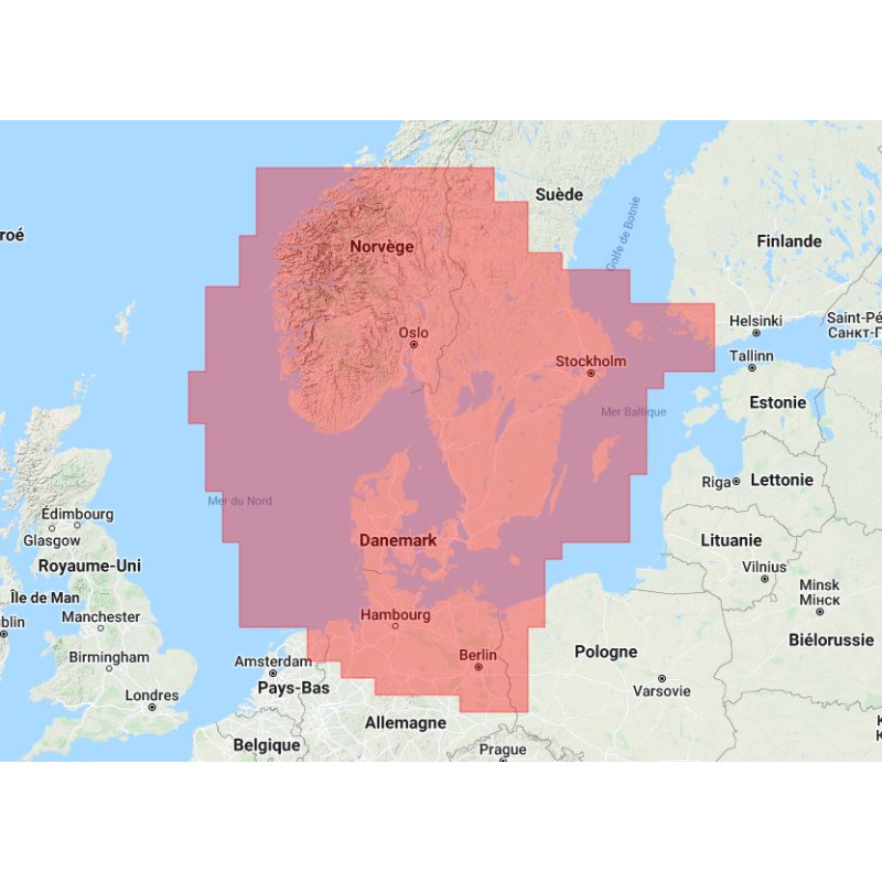 Navionics+ Large NAEU645L Sud de la Scandinavie et Nord de l'Allemagne - carte neuve
