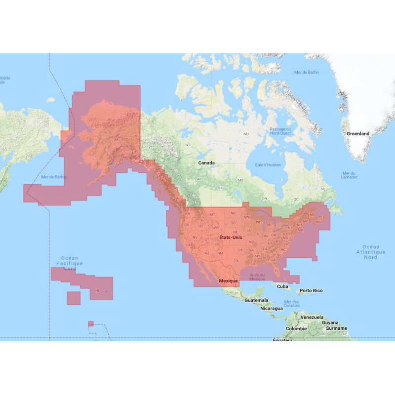 Navionics+ Large NAUS001L USA et côtier Canada - new chart