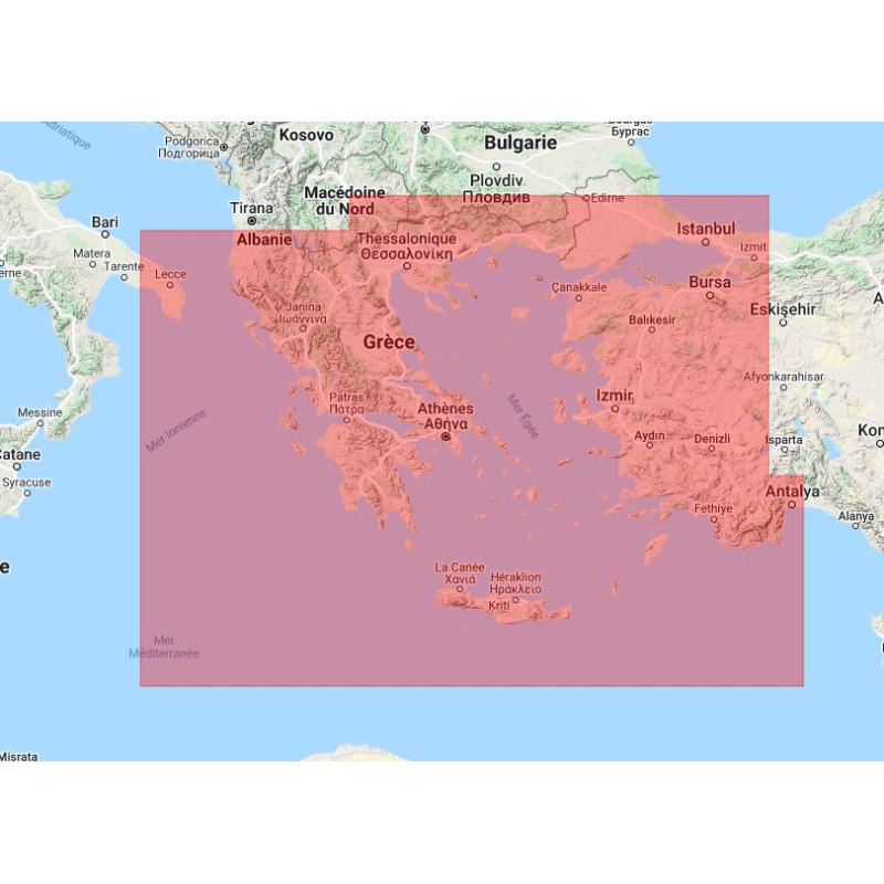 Platinium+ Regular NPEU015R Mer Egée, Mer de Marmara - carte neuve