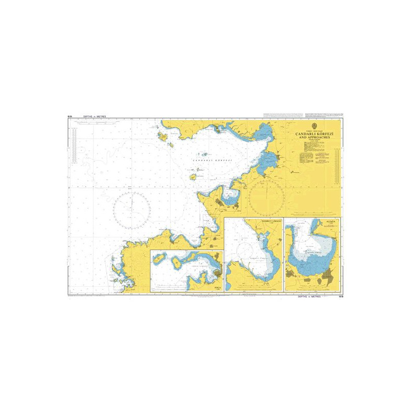 Admiralty Raster ARCS - 1618 - Candarli Korfezi and Approaches