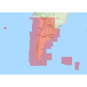 Platinium+ Large NPSA005L Chili, Argentine et île de Pâques - carte neuve