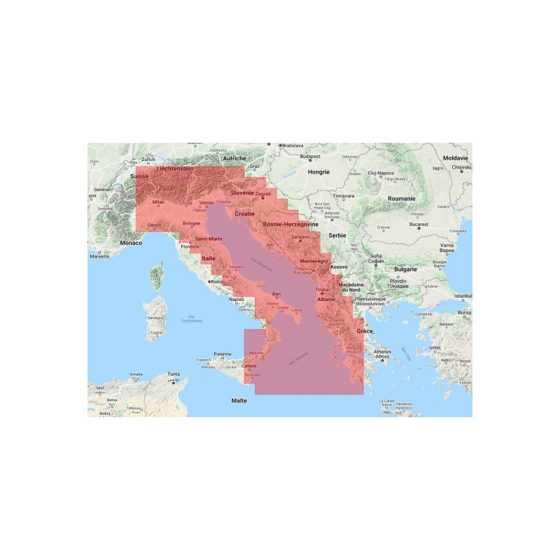Navionics+ Regular NAEU014R Italie, Mer Adriatique - update