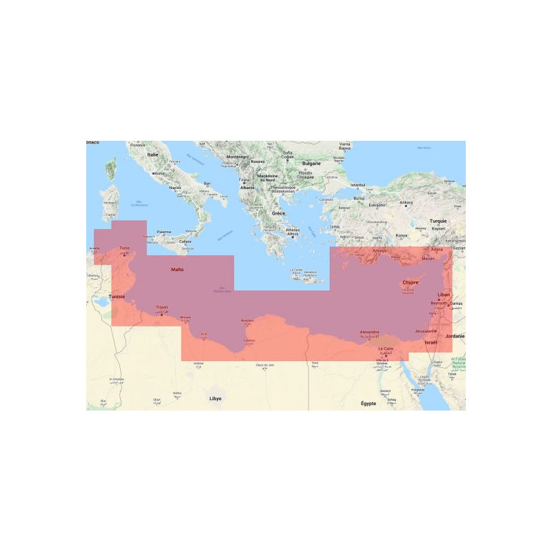 Navionics+ Regular NAEU016R Mer Méditerranée, Sud-Est - update