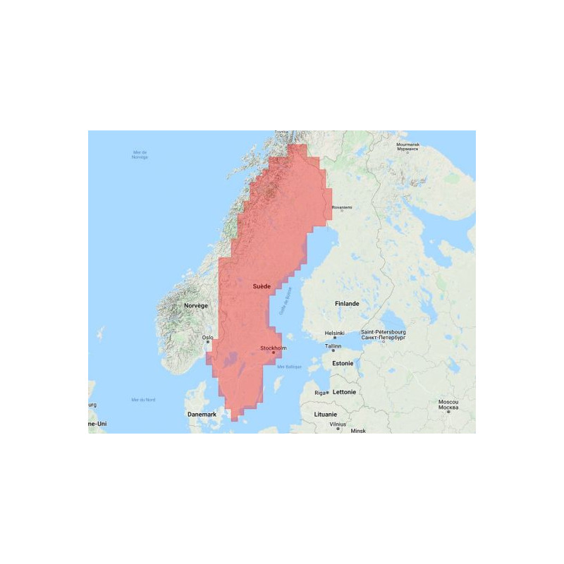 Navionics+ Regular NAEU067R Suède, Lacs & Rivières - mise à jour