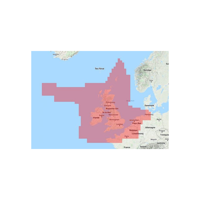 Navionics+ Large NAEU628L Royaume-Uni et Irlande - mise à jour