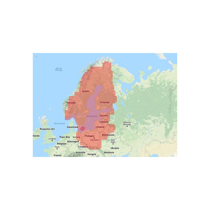 Navionics+ Large NAEU644L Baltique - mise à jour