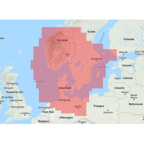 Navionics+ Large NAEU645L Sud de la Scandinavie et Nord de l'Allemagne - mise à jour