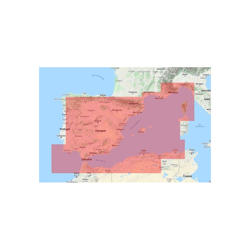 Platinium+ Regular NPEU010R Espagne, Côte Méditerranéenne - mise à jour