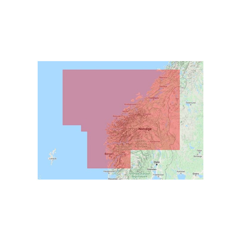 Platinium+ Regular NPEU052R Norvège, Sognefjord - Svefjorden - mise à jour