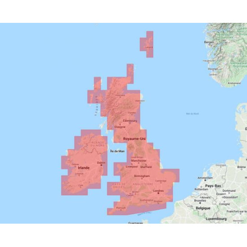 Platinium+ Regular NPEU072R Royaume-Uni et Irlande Lacs et rivières - mise à jour