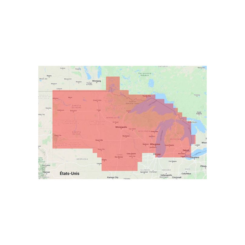 Platinium+ Regular NPUS005R Etats-Unis Nord et Grands Lacs - mise à jour