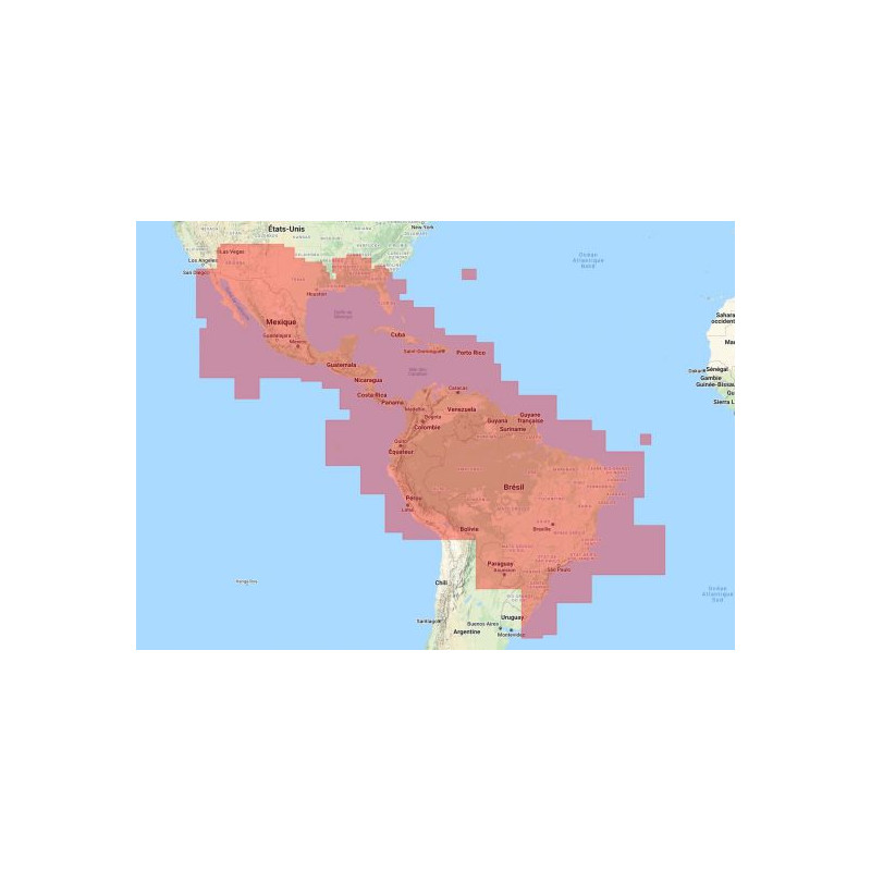 Platinium+ Large NPSA004L Mexique, Caraïbes au Brésil - mise à jour