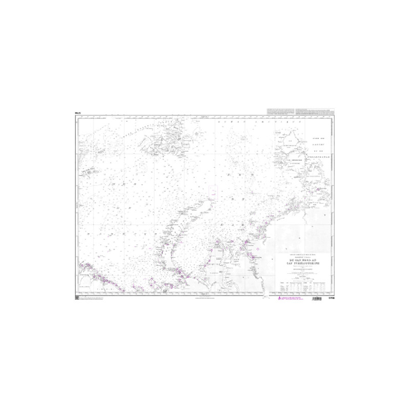 Shom C - 5796 - Du Cap Nord au Cap Tchéliouskine