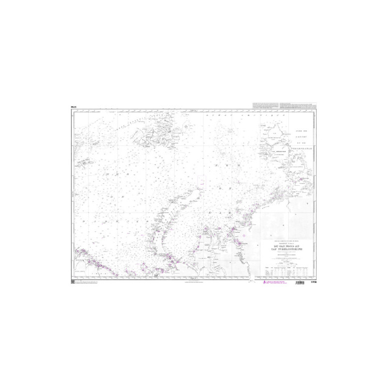 Shom C - 5796 - Du Cap Nord au Cap Tchéliouskine