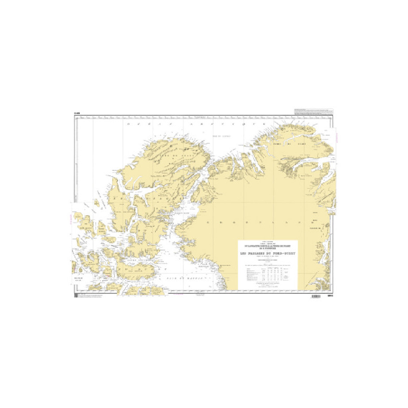 Shom C - 6013 - Du Lancaster Sound à la terre de Peary et à Nugssuak - Les passages du Nord-Ouest