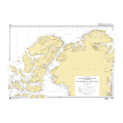 Shom C - 6013 - Du Lancaster Sound à la terre de Peary et à Nugssuak - Les passages du Nord-Ouest