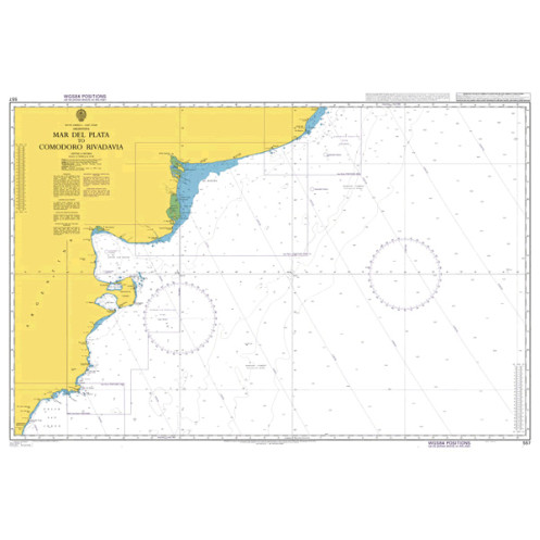 Admiralty Raster ARCS - 557 - Mar del Plata to Comodoro Rivadavia