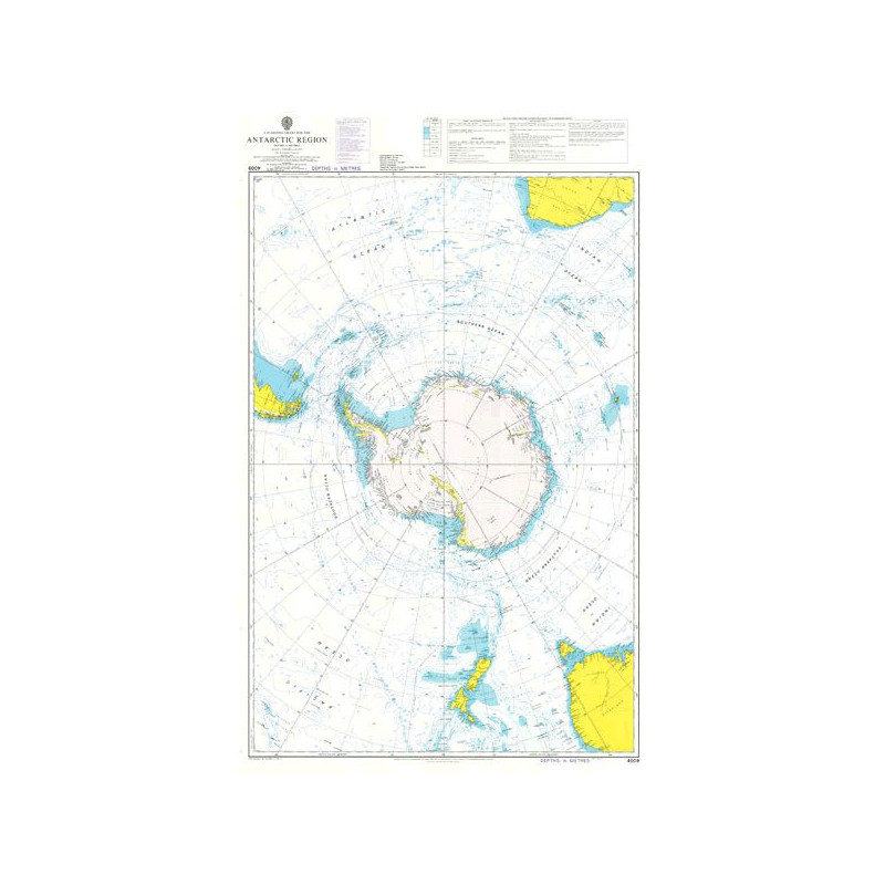 Admiralty Raster ARCS - 4009 - A Planning Chart for the Antarctic Region