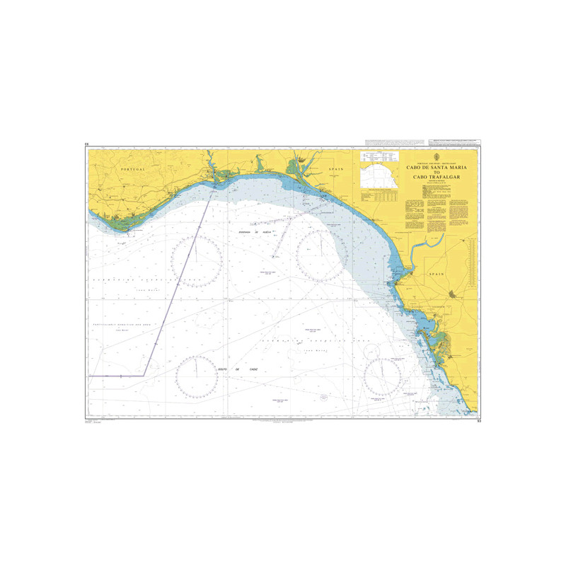 Admiralty Raster Geotiff - 93 - Cabo de Santa Maria to Cabo Trafalgar