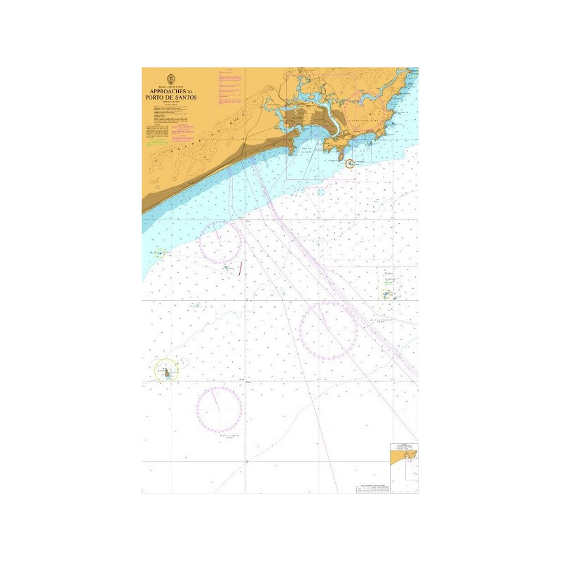 Admiralty - 191 - Approaches to Porto de Santos