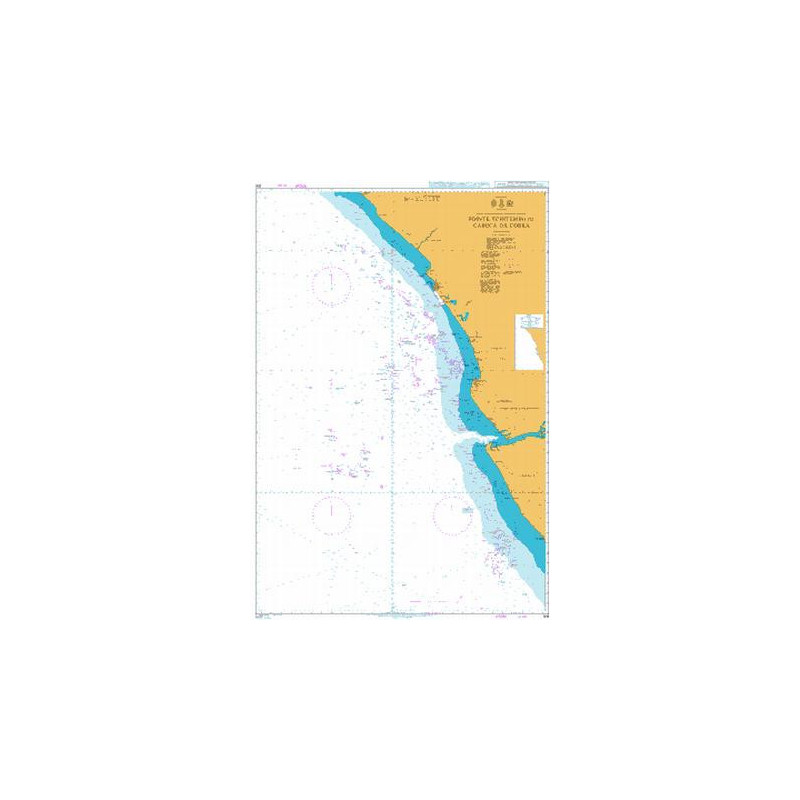 Admiralty - 0306 - nautical chart - Pointe Tchitembo to Cabeca da Cobra