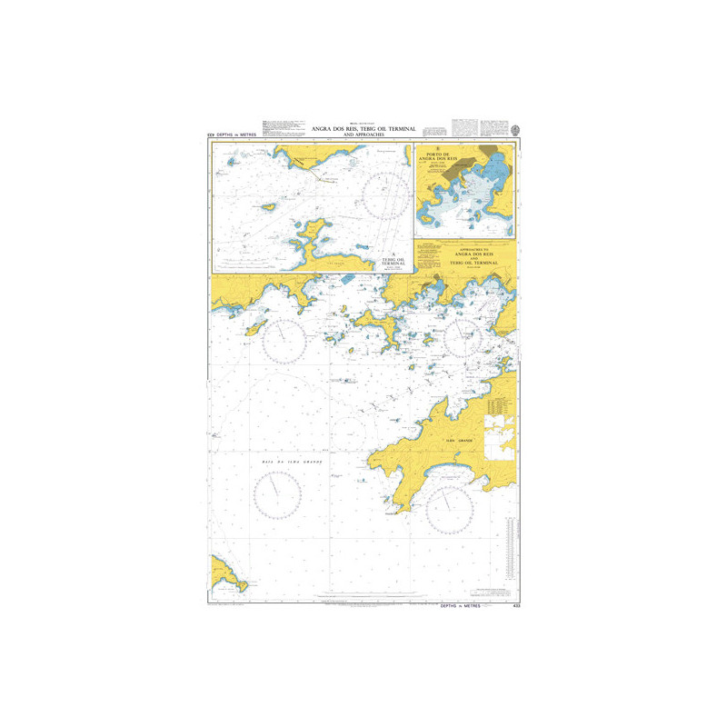 Admiralty - 433 - Approaches to Angra dos Reis and Tebig Oil Terminal