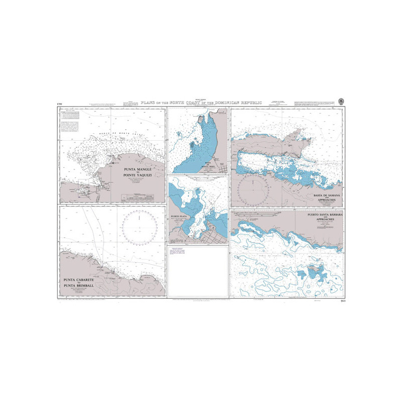 Admiralty - 463 - Plans on the North Coast of the Dominican Republic