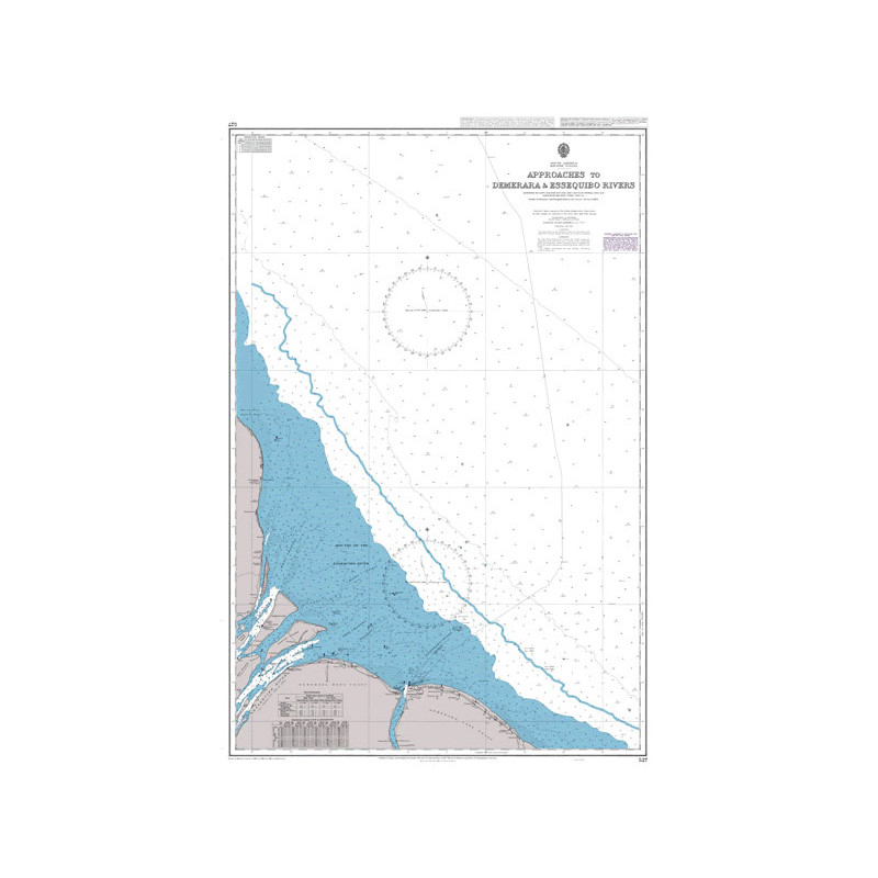 Admiralty - 527 - Approaches to Demerara and Essequibo Rivers