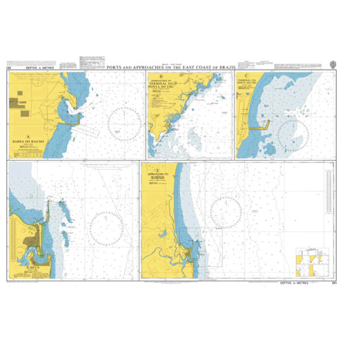 Admiralty - 551 - Ports and Approaches on the East Coast of Brazil