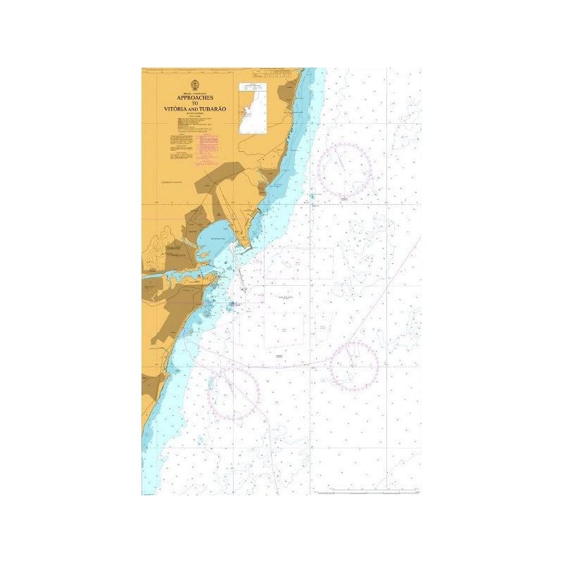 Admiralty - 599 - Approaches to Vitoria and Tubarao