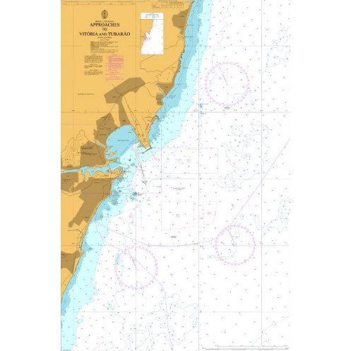 Admiralty - 599 - Approaches to Vitoria and Tubarao