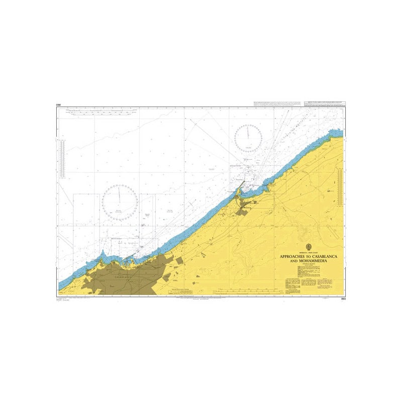 Admiralty - 860 - Approaches to Casablanca and Mohammedia