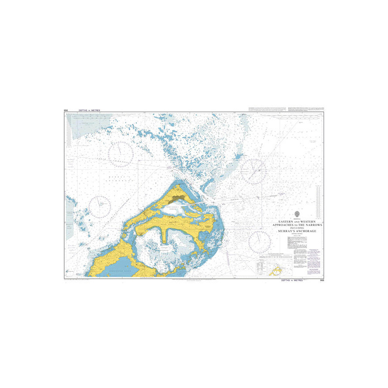 Admiralty - 868 - Eastern and Western Approaches to The Narrows including Murray's Anchorage