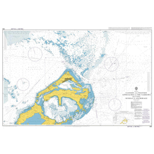 Admiralty - 868 - Eastern and Western Approaches to The Narrows including Murray's Anchorage