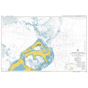 Admiralty - 0868 - carte marine - Approches Est et Ouest des Narrows, y compris le mouillage de Murray