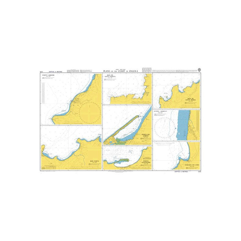 Admiralty - 1215 - Plans on the Coast of Angola