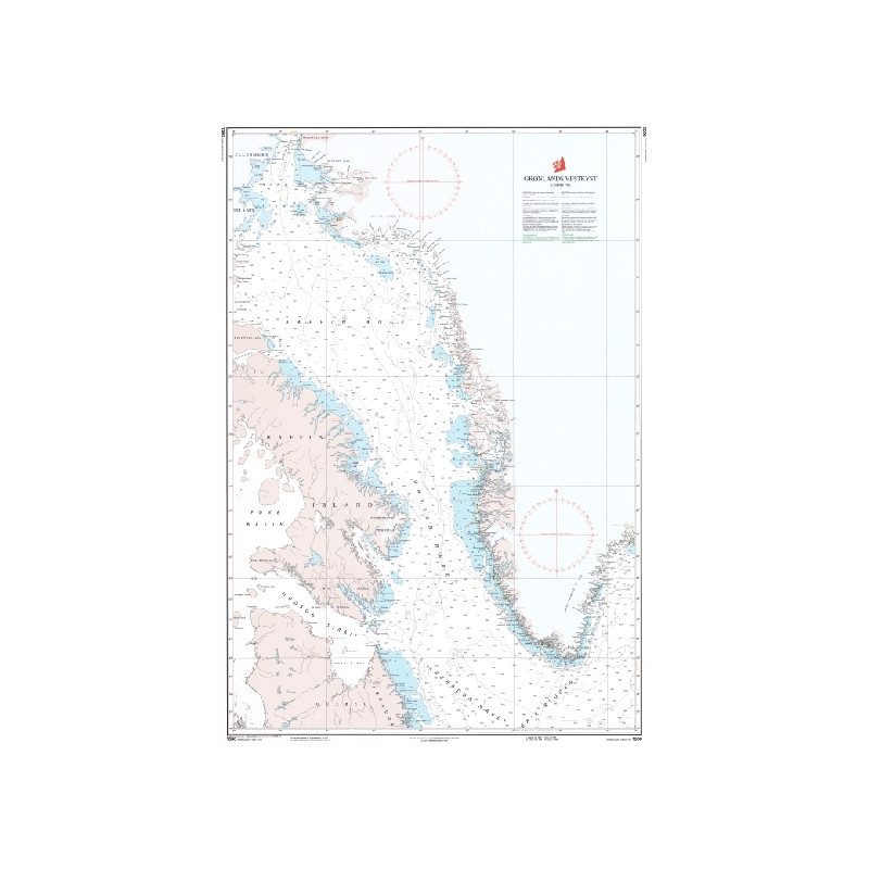 Danish Hydrographic Office - 1000 - Groenland Vestkyst