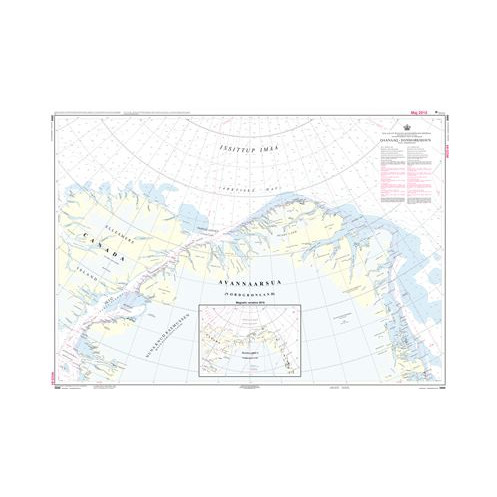 Danish Hydrographic Office - 3000 - Kalaallit Nunaata Avannarpiaata Sineriaa (Groenland Nordligste Kystlinje) The Northernmost C