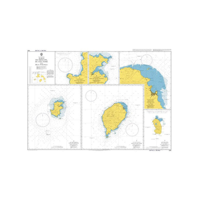 Admiralty - 1595 - Ilhas do Principe - de Sao Tome and Isla Pagalu