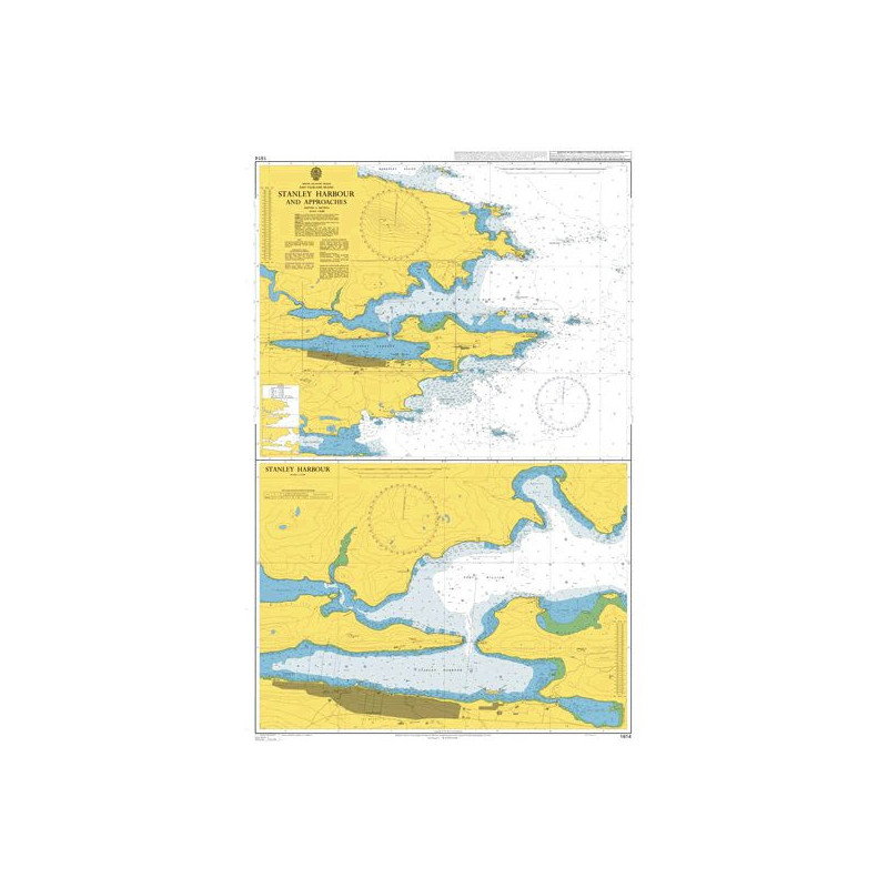 Admiralty - 1614 - Stanley Harbour and Approaches