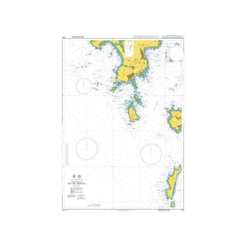 Admiralty - 1734 - Approaches to Ria de Arousa