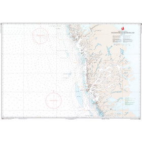 Danish Hydrographic Office - 1300 - Groenland Vestkyst. Grædefjord – Hamborgerland