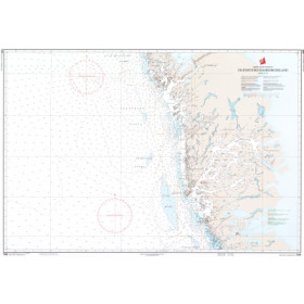 Danish Hydrographic Office - 1300 - Groenland Vestkyst. Grædefjord - Hamborgerland