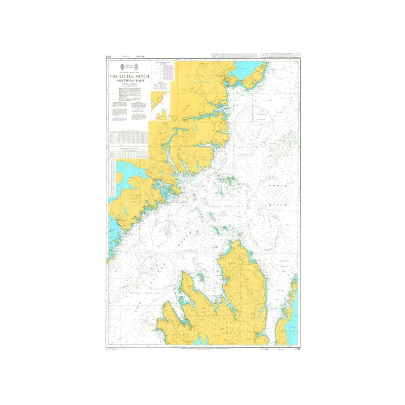 Admiralty - 1757 - The Little Minch Northern Part