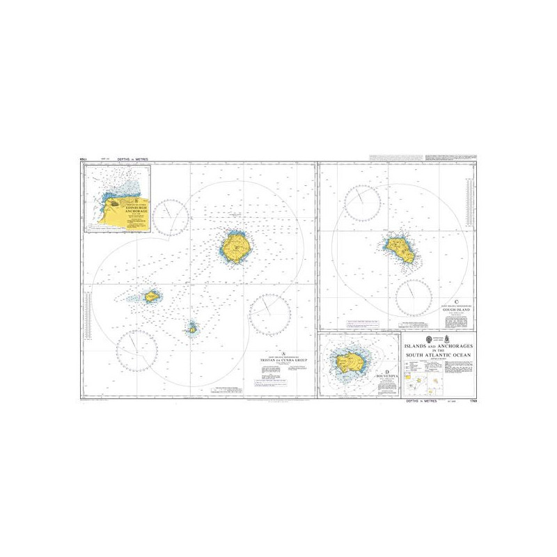 Admiralty - 1769 - Islands and Anchorages in the South Atlantic Ocean