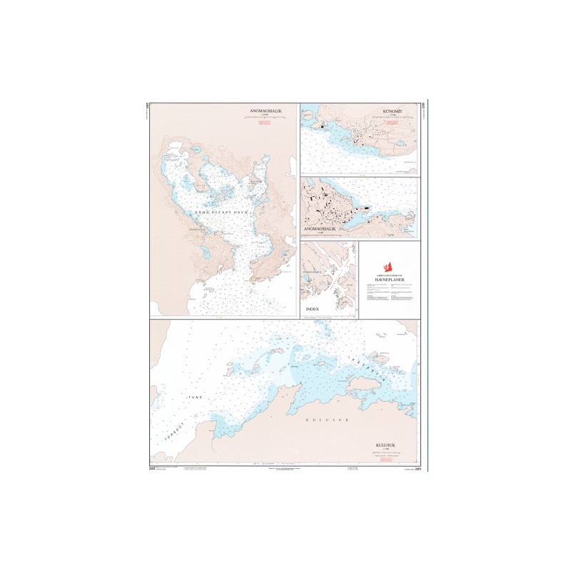 Danish Hydrographic Office - 2351 - Groenland ostkyst. Havneplaner