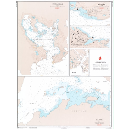 Danish Hydrographic Office - 2351 - Groenland ostkyst. Havneplaner